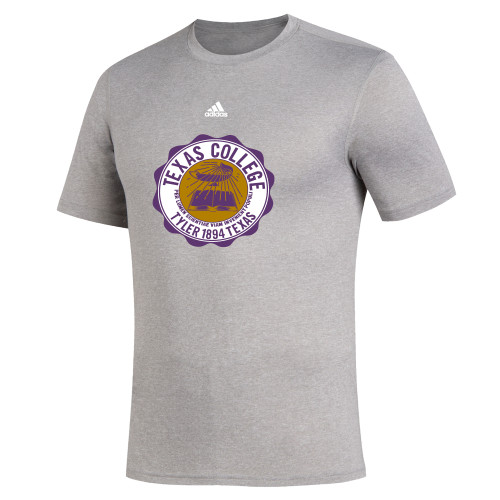  Adidas Medium Grey Heather Creator Performance Tee - Seal Adidas