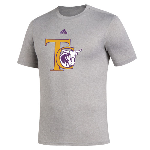  Adidas Medium Grey Heather Creator Performance Tee - TC Adidas