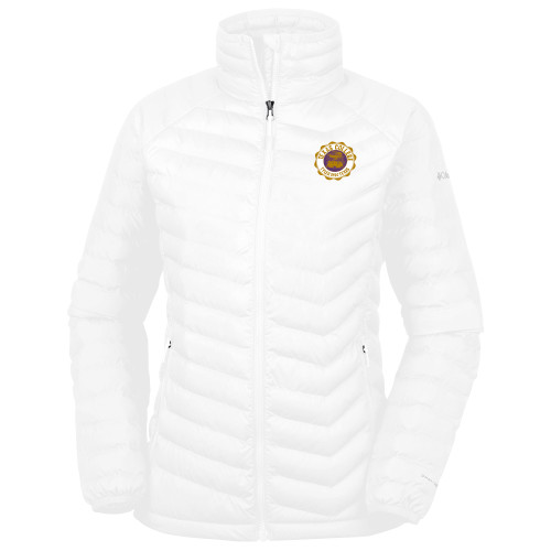  Columbia Womens White Powder Lite Jacket - Seal