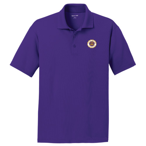  Purple Dry Mesh Polo - Seal