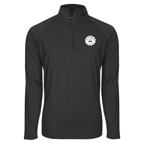 Sport Tek Charcoal Sport Wick Stretch 1/2 Zip Pullover - Seal