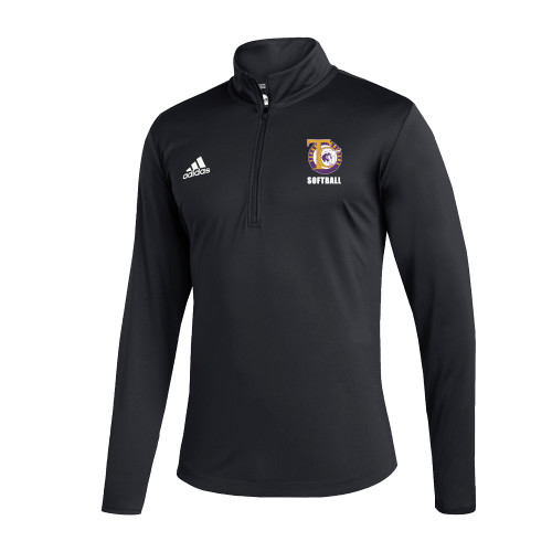  Adidas Black Entrada 1/4 Zip - TC Softball