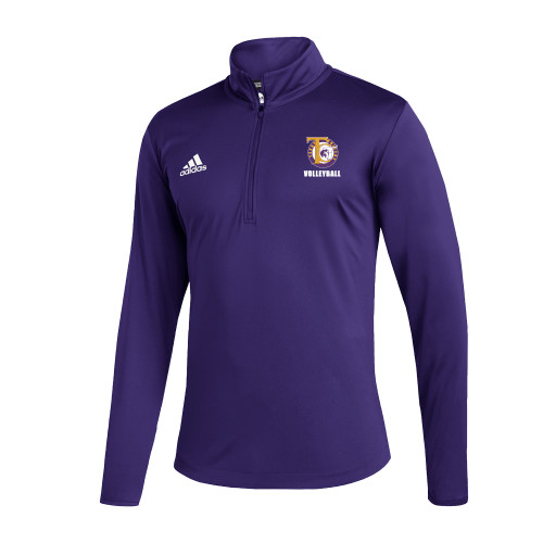  Adidas Purple Under The Lights 1/4 Zip - TC Volleyball