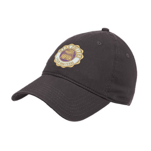  Charcoal Unstructured Adjustable Low Profile Hat - Seal