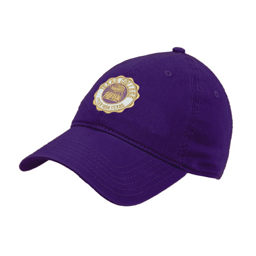  Purple Unstructured Adjustable Low Profile Hat - Seal