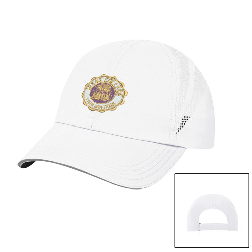  Womens White Performance Cap - Seal
