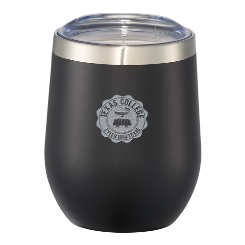  Corzo Vacuum Insulated Black Cup 12oz - Seal Engraved