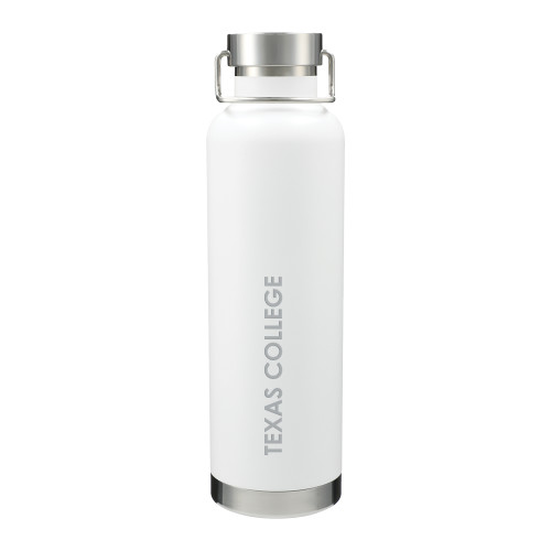  Thor Copper Vacuum Insulated White Bottle 32oz - Flat Wordmark Engraved