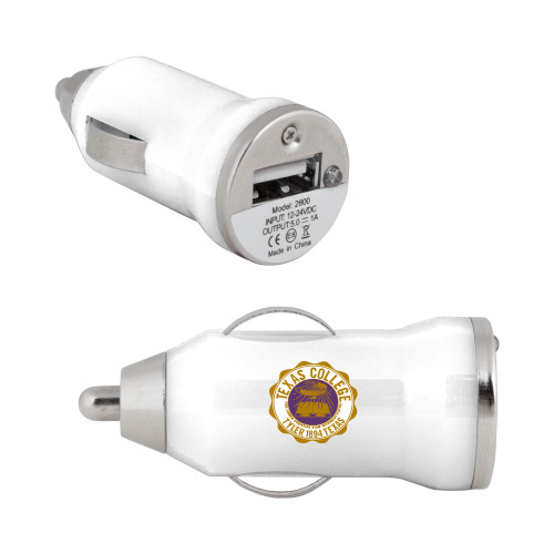  On the Go White Car Charger - Seal