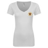 Thumbnail image for  Next Level Womens White Ideal V Tee