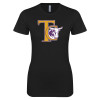Thumbnail image for  Next Level Womens Black Boyfriend Tee