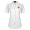 Thumbnail image for  Womens White Twill Button Up Short Sleeve