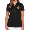 Thumbnail image for  Callaway Womens Black Tulip Sleeve Zip Polo