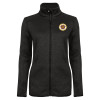 Thumbnail image for  Womens Black Heather Fleece Jacket