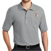 Thumbnail image for  Grey Silk Touch Polo w/ Pocket