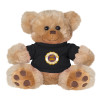 Thumbnail image for  Plush Big Paw 8 1/2 inch Brown Bear w/Black Shirt