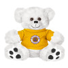 Thumbnail image for  Plush Big Paw 8 1/2 inch White Bear w/Gold Shirt