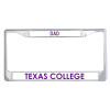 Thumbnail image for  Dad Metal License Plate Frame in Chrome