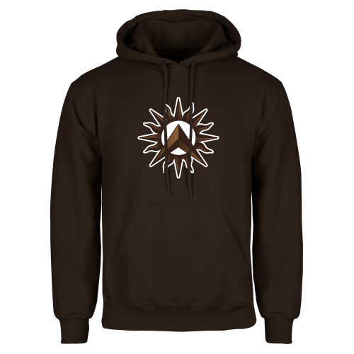 Brown Fleece Hoodie-Sol de Lambda