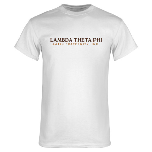 White T Shirt-Fraternity Name English