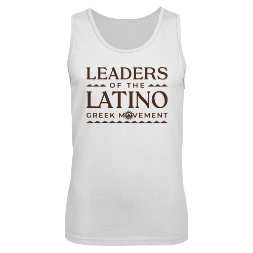 White Tank Top-Slogan
