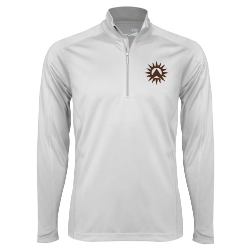 Syntrel White Interlock 1/4 Zip-Sol de Lambda