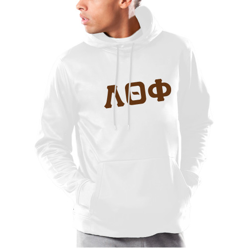 Under Armour White Armour Fleece Hoodie-Traditonal Greek Letters