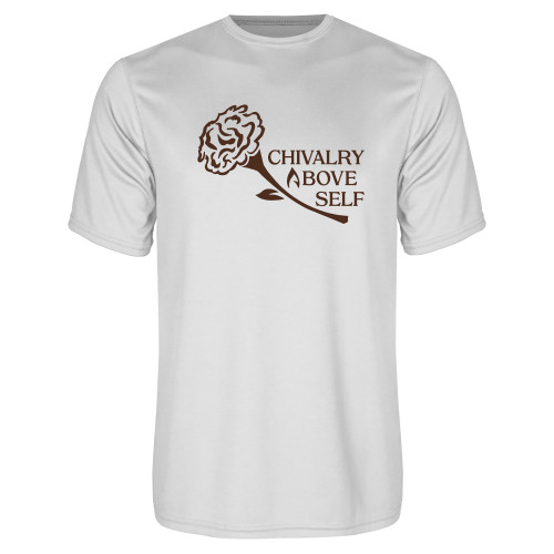 White Performance Tee-Motto