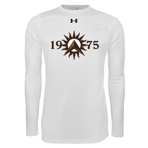 Under Armour White Long Sleeve Tech Tee-Sol 1975