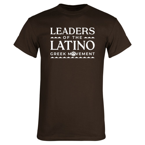 Brown T Shirt-Slogan