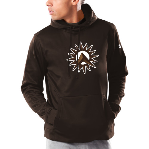 Under Armour Brown Armour Fleece Hoodie-Sol de Lambda