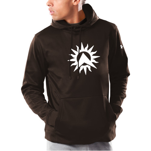 Under Armour Brown Armour Fleece Hoodie-Sol de Lambda