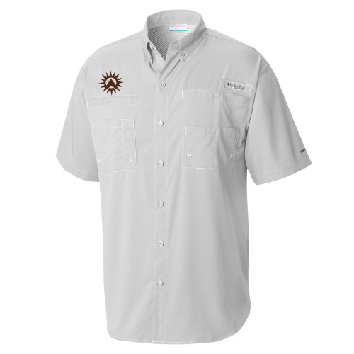 Columbia Cool Grey Tamiami Performance Short Sleeve Shirt-Sol de Lambda