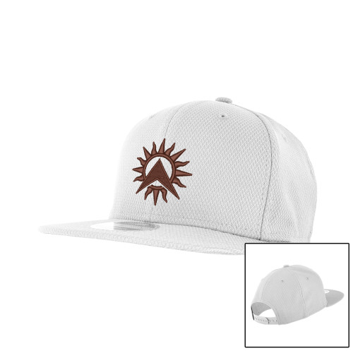 New Era White Diamond Era 9Fifty Snapback Hat-Sol de Lambda