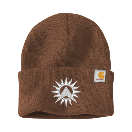 Carhartt Brown Knit Beanie w/Cuff-Sol de Lambda