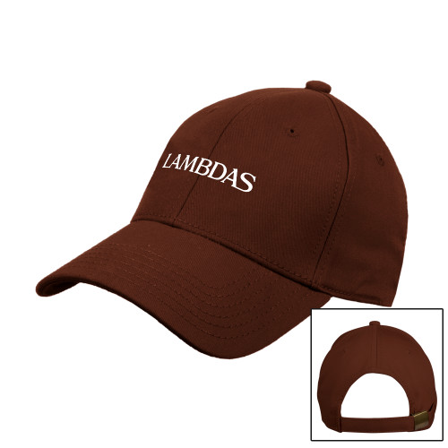 Brown Structured Adjustable Pro Style Hat-Lambdas