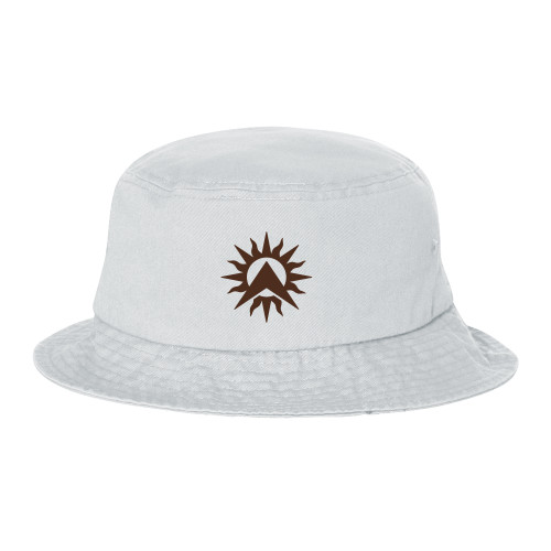 Sportsman White Bucket Hat-Sol de Lambda