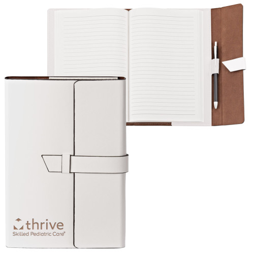 Fabrizio Junior White Portfolio w/Loop Closure-Skilled Pediatric Care  Engraved