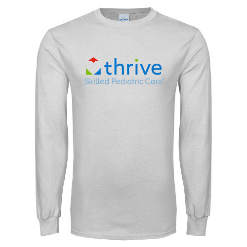 White Long Sleeve T Shirt-Skilled Pediatric Care