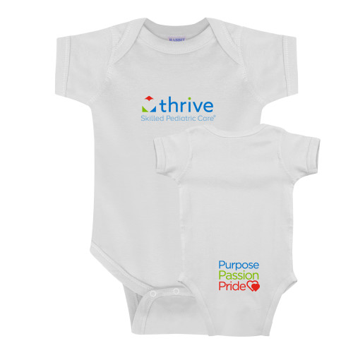 White Infant Onesie-Skilled Pediatric Care