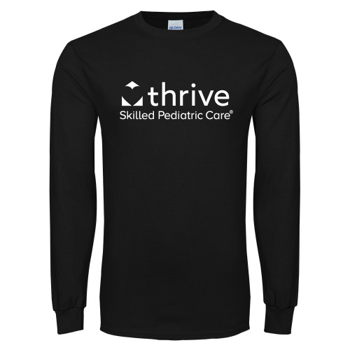 Black Long Sleeve T Shirt-Skilled Pediatric Care