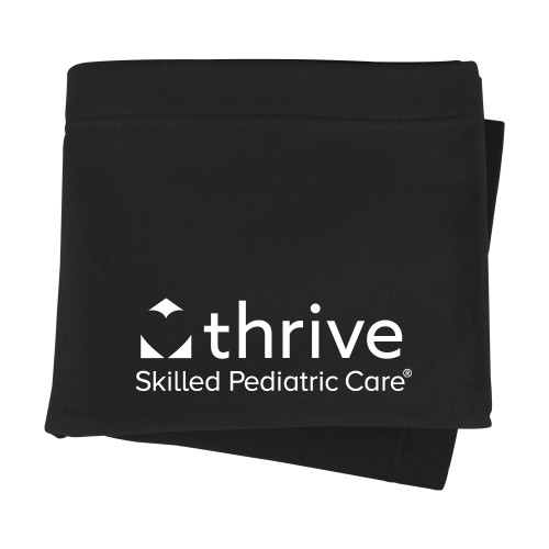 Black Sweatshirt Blanket-Skilled Pediatric Care