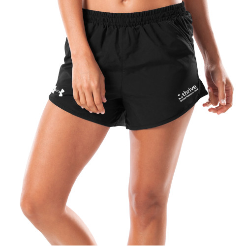 Under Armour Womens Black Fly By Shorts-Skilled Pediatric Care