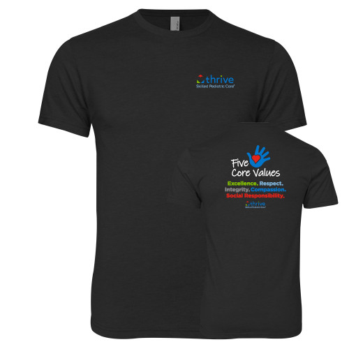 Next Level Black Triblend Tee-Skilled Pediatric Care