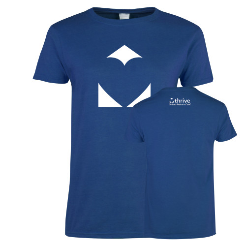 Womens Royal Short Sleeve Tee-Icon