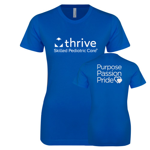 Next Level Womens Royal Boyfriend Tee-Skilled Pediatric Care