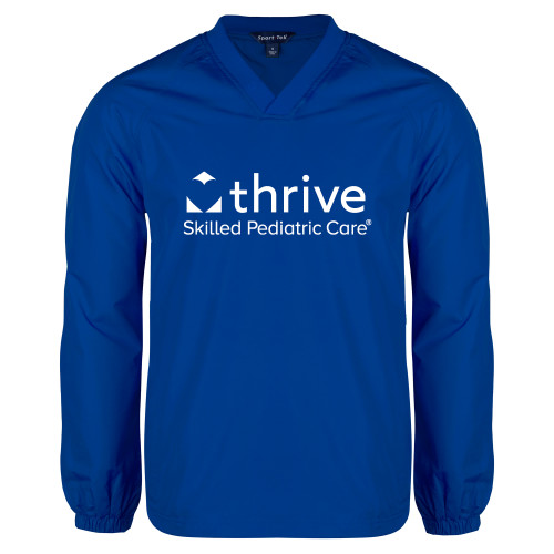 Royal V Neck Raglan Windshirt-Skilled Pediatric Care