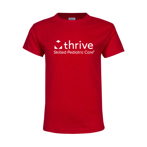 Youth Red T Shirt-Skilled Pediatric Care