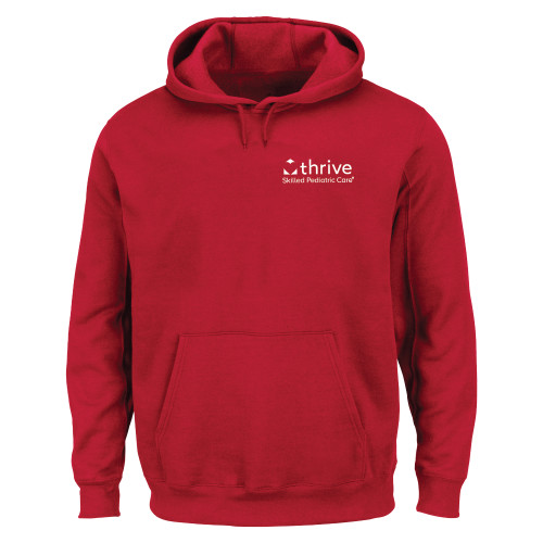 Extended Red Hoodie-Skilled Pediatric Care - PLUS