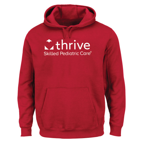 Extended Red Hoodie-Skilled Pediatric Care - PLUS